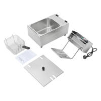 Fritura Profesional de Acero Inoxidable 2500 W, 6 L, con Cesta y Cubierta - details 2