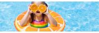 Flotador de Piscina de Frutas Feliz Anillo Inflable de Nata, Naranja, Limón para Niños - details 0