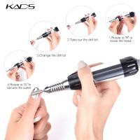 KADS-taladro eléctrico para uñas, pluma de pulido de Metal, herramienta de mano, amoladora, accesorio para arte de uñas - details 2