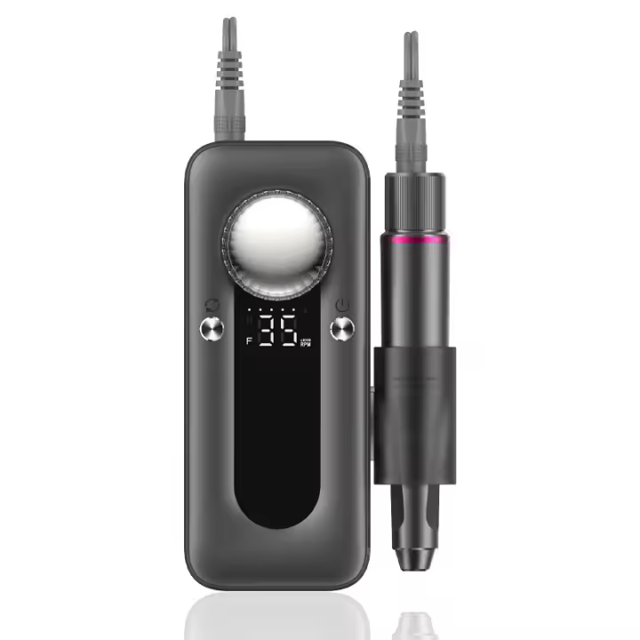 Torno Profesional para Uñas 45000 RPM Set de Manicura y Pedicura con 6 Brocas - 1