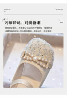 Zapatos de cristal agua pequeños zapatos de cuero zapatos de los niños suela suave con vestido - details 2