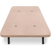 Base Tapizada 80x190 cm |   Tejido 3D en Color Beige |   Incluye Válvulas de Transpiración |   Juego de 6 Patas de 26 cm - details 0