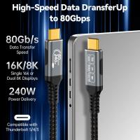 Cable de carga rápida USB Tipo C Minisopuru 240W Soporte de 16K/Dual 8K 80Gbps de datos - details 2
