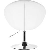 Taburete de Bar de Acero Cromado Taburete Bajo de Silla de Bar Taburete de Conferencia de Peluquería Taburete de Oficina Blanco BH41ws-1 - details 8