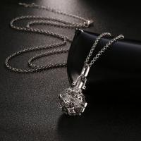 Collar de cadena con colgante de medallón hueco para mujer, joyería larga, llamador de Ángel, Bola de armonía, campana de sonido Musical, regalo - details 0