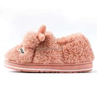 Nuevos zapatos lindos de cuero de ciervo para hombres y mujeres, pantuflas de felpa para interiores para mujeres, diseñador de moda Putian, Rusia, baratos - details 0