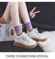 Pequeño zapato blanco chica estudiante único nuevo ins versión coreana alto top plataforma casual zapatos de mujer zapatos de au - details 11