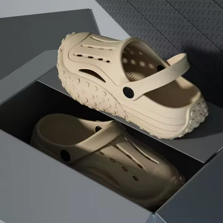 Sandalias transpirables de EVA para hombre, zapatillas de moda, sandalias ligeras, toboganes de playa, verano - 1