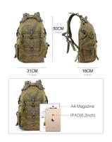 Mochila de Camping de 40L Bolsa de Viaje para Hombre Bolsa Táctica Molle para Escalada, Senderismo, Pesca al Aire Libre - details 0