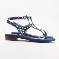Nuevos zapatos planos de mezclilla con tachuelas para mujer - details 4