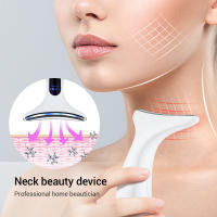 Dispositivo de belleza EMS para estiramiento Facial, masajeador Facial LED, removedor de barbilla doble, rejuvenecimiento de la piel, antiarrugas - details 0