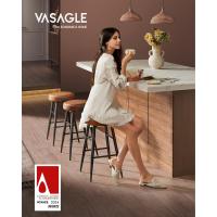 Juego de 2 Taburetes de Bar Taburetes de Cocina, Taburetes de Desayuno, Cuero Sintético con Costuras 76,2 cm de Alto, Silla Comedor, Fácil Montaje, Negro - details 32