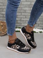 Zapatos deportivos para mujer, novedad de 2023, suela gruesa grande, estampado de leopardo, zapato deportivo informal de corte bajo - details 6