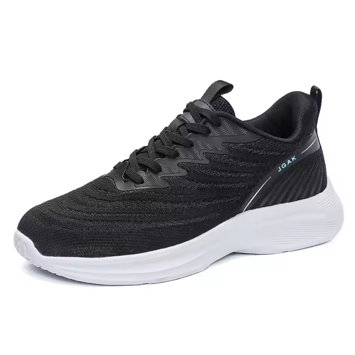 Zapatos de hombre de gran tamaño, zapatos deportivos ligeros, zapatos casuales para correr, transpirables, tejido con mosca, zapatos casuales de hombre, zapatos de viaje. - 1