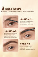 QIBEST 4 colores crema potenciadora de cejas tinte líquido Natural pigmentos de tatuaje de cejas tinte duradero maquillaje de cejas Gel de cejas - details 12