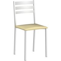 Dos Sillas de Cocina Respaldo Franjas Beige - details 4
