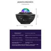 Bluetooth Música Rotación Ondulación Estrella Completa Láser Planeta Luz Dormitorio Luz Ambiente Proyección Luces de Noche - details 0