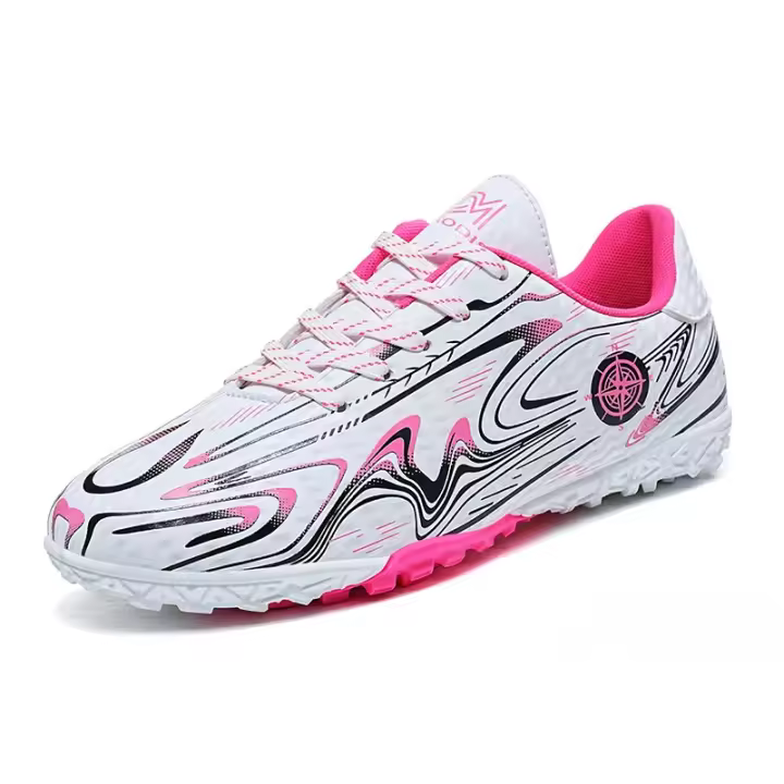 Zapatos de fútbol deportivos para niños de cuero resistente al desgaste de tercera capa - 1
