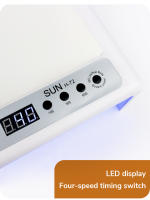 Lámpara de UVA LED Profesional para Uñas Secado Rápido de 288W para Gel 72 LED Ajuste de 4 Horas - details 3