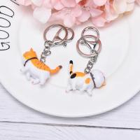 Llavero con colgante de gato para mujer y niño, joyería creativa, accesorios para regalos, bolso de coche - details 6