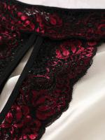 Tangas sexis sin entrepierna, ropa interior de encaje Invisible, bragas cómodas para mujer, calzoncillos íntimos, bragas de cintura baja, lencería femenina - details 4