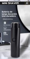 Mini Pistola De Acero Afeitadora Eléctrica, Explosión roja Portátil, Maquinilla Recargable, Dispositivo De Afeitar - details 9