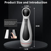 Vibrador automático del entrenamiento del pene del masturbador masculino, juguetes sexuales de la vibración de 10 frecuencias para los hombres - details 9