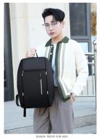 Mochila escolar de gran capacidad para hombre y mujer, bolsa de ordenador de negocios, carga USB, bolsa de ordenador - details 27