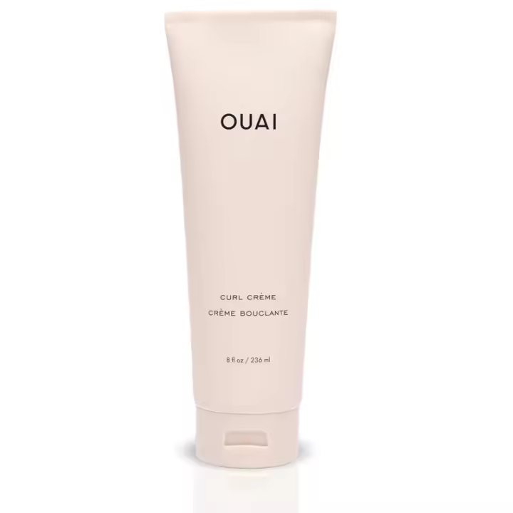OUAI Crema definidora de rizos para rizos hidratados y brillantes Aceite de coco Babassu, aceite de semilla de chía de linaza - Parabenos, ftalatos, sulfatos y - 1