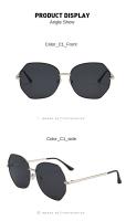 Gafas de sol de mujer, de moda mariposa marco gafas de sol de metal, gafas minimalistas UV385 - details 11