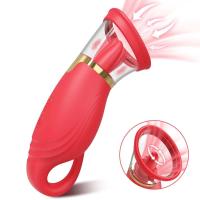 Juguetes sexuales para mujeres Vibrador Rose-Sex Toy 3 Chupando 9 Lamiendo la lengua Vibradores del punto G Adulto 18+ - details 0