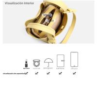 Bolsos Nuevos de Moda Bolsos de Hombro Versátiles para Mujeres Bolsos de Cubo Portátiles para Verduras - details 1