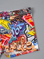Pack de 3 Bóxer Hombre Estampado Graffiti - Diseño Urbano Moderno y Tejido Ultra Suave para Jóvenes - details 2