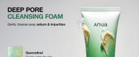 ANUA Heartleaf Quercetinol Espuma de limpieza profunda de poros, limpiador facial, para limpieza doble, BHA, ácido hialurónico, glicerina, cara - details 1