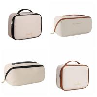 Bolsa cuadrada de cuero PU para cosméticos, almohada con cremallera desmontable, bolsa de maquillaje, organizador de artículos de tocador, bolsa de viaje de estilo coreano - details 0