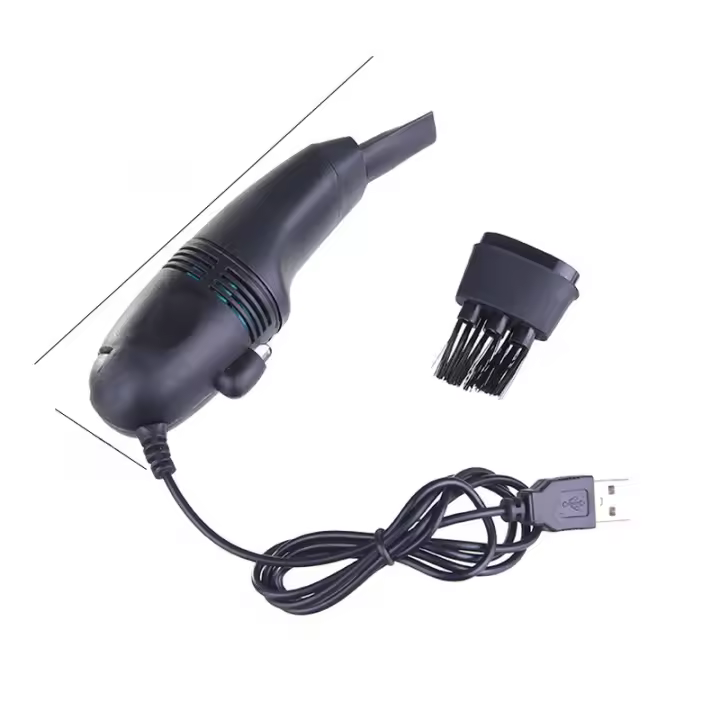 Mini aspiradora de teclado usb, mini limpiador de ordenador, cepillo para polvo - 1
