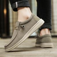 Dude-zapatos de lona sin cordones para Hombre, mocasines, Alpargatas, color negro, talla grande 49 50 51 - details 6
