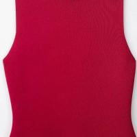 OUWU- Vestido de vacaciones sin espalda con cuello en V y manga larga de punto a rayas de arco iris para mujer, elegantes vestidos de calle de verano - details 2