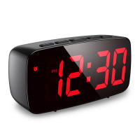 ORIA-Reloj Despertador Digital LED con Control de voz, Despertador de escritorio con pantalla de temperatura y tiempo de repetición, modo nocturno - details 4