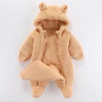 Chaqueta de invierno para bebé recién nacido, pelele cálido con capucha para bebé, mono grueso de algodón suave para niño, ropa para niña de dibujos animados de 0 a 12 meses - details 6
