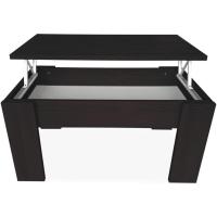 Mesa de Centro Elevable Estilo Blanco con Tapa 90 cm de Ancho x 50 cm de Fondo x 46, 57 cm de Altura Madera - details 39
