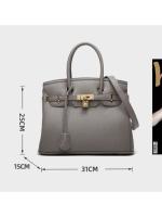 Bolsos de Mujer europeos y americanos, bolsos de Mujer con estampado de lichi Clásicos y de moda, Nuevos bolsos de Platinum para levar a mano, bolsos de Hombre para levar a mano, bolsos type bandolera - details 0