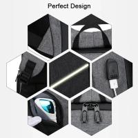 Mochila 2025 para hombre Resistente al agua, carga USB, para portátil de 15,6 pulgadas, informal, Oxford, mochila de negocios - details 11