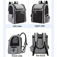 Mochila transpirable portátil para gatos, Transportín para perros plegable y expandible, bolsa para mascotas de alta capacidad - details 7
