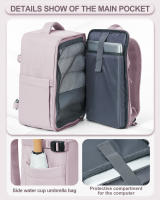 Mochila de Viaje de Nylon Capacidad de 20-35 Litros Estilo de Moda Compatible con Ryanair Wizzair y Laotop - details 2