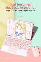 Funda magnética con teclado en español para Samsung Tab A8, cubierta de ratón inalámbrico con Bluetooth para S6 Lite, 10,4 ", S7/S8, 11", S7/S8 Plus, 12,4" - details 1