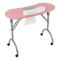 Mesa de Manicura Portátil Ventosa, Plegable, 3 Bolsas de Vacío para Cuidado de Uñas - details 0