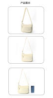 Bolso bandolera para mujer, mochila de hombro de alto valor, bolso de hilo bordado con rombos, bolso portátil de gran capacidad - details 6