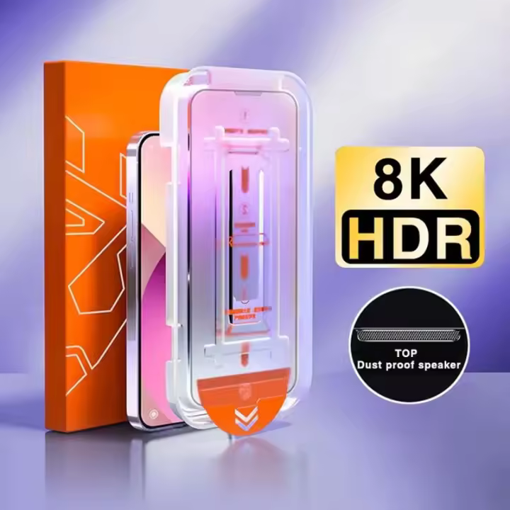 Protector de Pantalla de Oleofobo de 8K Instalación Sin Polvo Anti-Espía Vidrio - 1