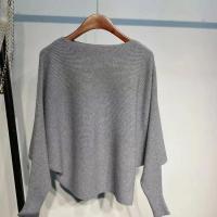 Suéter grueso con manga de murciélago para mujer, ropa para exteriores de otoño e invierno, suéter de punto versátil suelto e informal - details 5